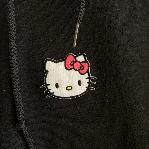 Black hello kitty custom hoodie - Picture 2 of 3